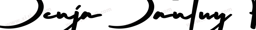 Senja Santuy Regular字体转换